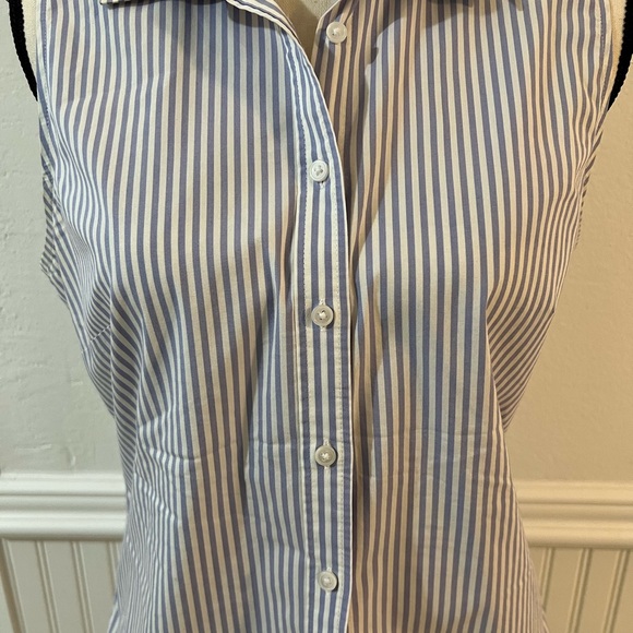 EUC Banana Republic Sleeveless Blouse Sz 8 - Picture 3 of 8